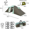 Палатка GREEN GLADE Konda 6
